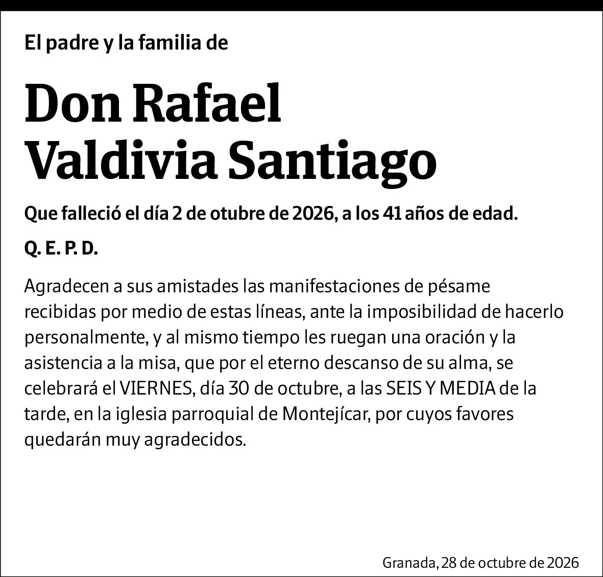 Rafael Valdivia Santiago