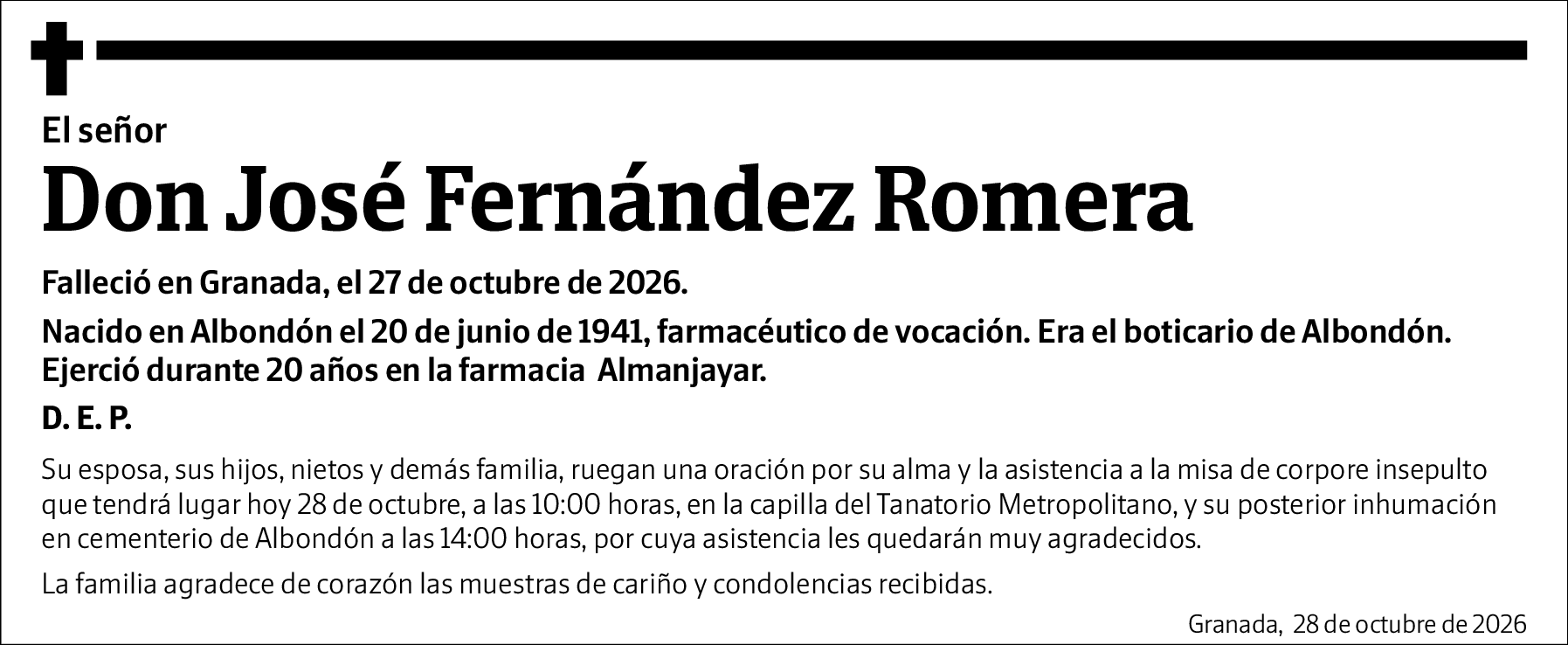 José Fernández Romera