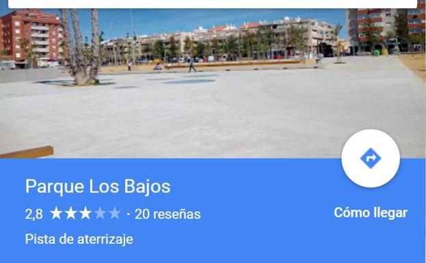 El Parque de Los Bajos de Roquetas ¿nuevo aeropuerto para Almería?