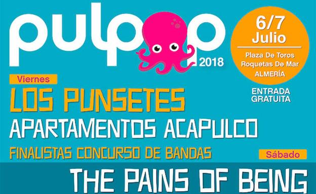 El Pulpop 2018 ya tiene cartel y se celebrará el 6 y 7 de julio en la Plaza de Toros
