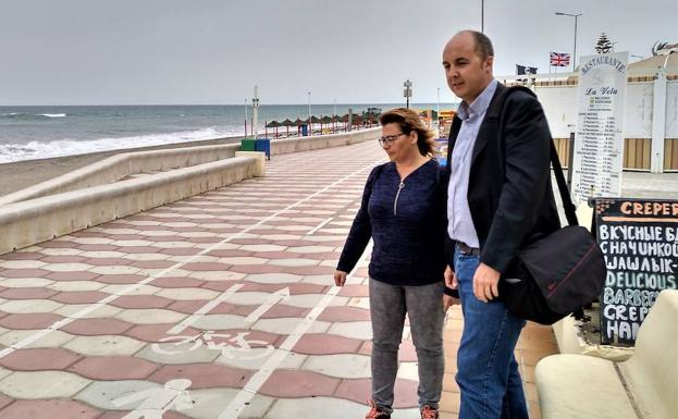 IU pide estudiar los problemas del carril bici y la seguridad peatonal del paseo de la Urba