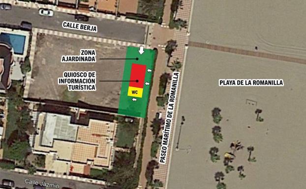 IU propone usar un solar en La Romanilla para abrir una oficina de turismo