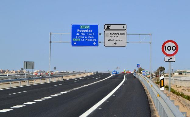 La Junta proyecta prolongar la variante de Roquetas hasta Los Llanos y La Mojonera