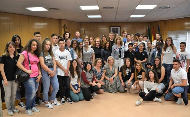 Intercambio en el IES Algazul con estudiantes de Francia, Portugal y Grecia