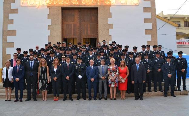 La Policía Local celebró su festividad con un homenaje a sus agentes y sus familias