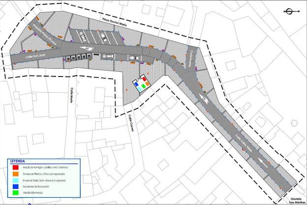 La plaza del Doctor Marín será reformada siguiendo el estilo del centro peatonalizado