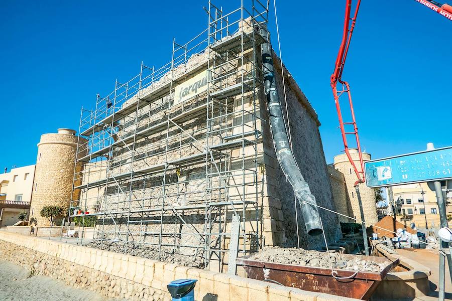 El baluarte del Castillo de Santa Ana recuperará su aspecto original tras una rehabilitación de 5 meses