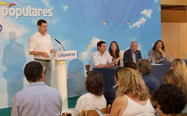 Moreno hace balance de los primeros seis meses de Gobierno y anuncia un Plan Turístico para Almería