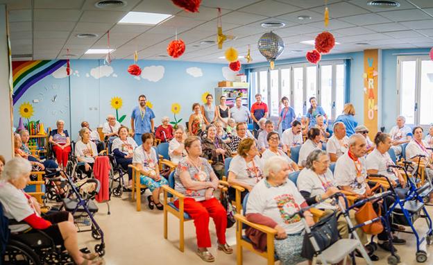 Las 100 Horas del Deporte también se celebraron en la Residencia de Mayores