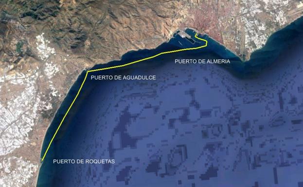 Proponen una línea marítima para unir los puertos de Roquetas, Aguadulce y Almería capital
