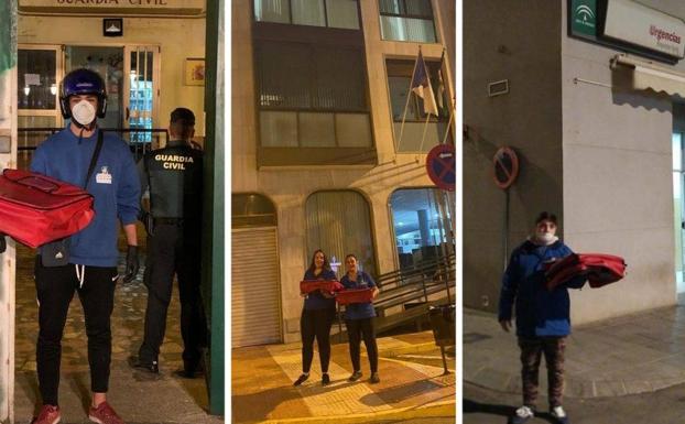 Se multiplican los gestos en Roquetas hacia el personal de los servicios de emergencia