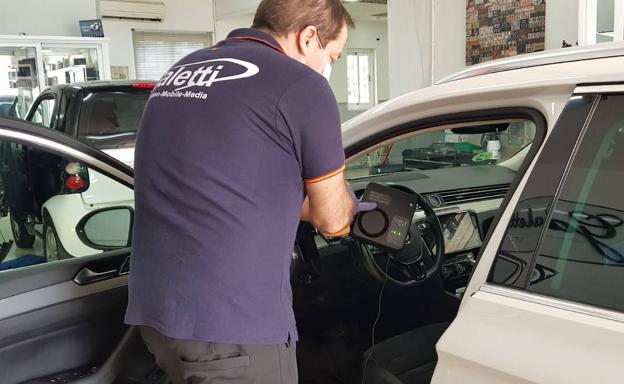 Los taxis del Poniente se desinfectarán con ozono para dar más seguridad