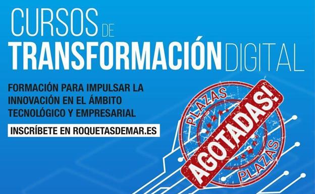 Roquetas agota las plazas de sus cursos online sobre transformación digital