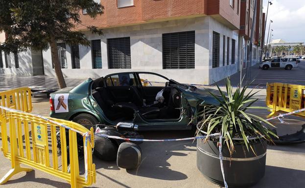 Accidentes simulados en Roquetas con motivo del Día de las Víctimas de Tráfico