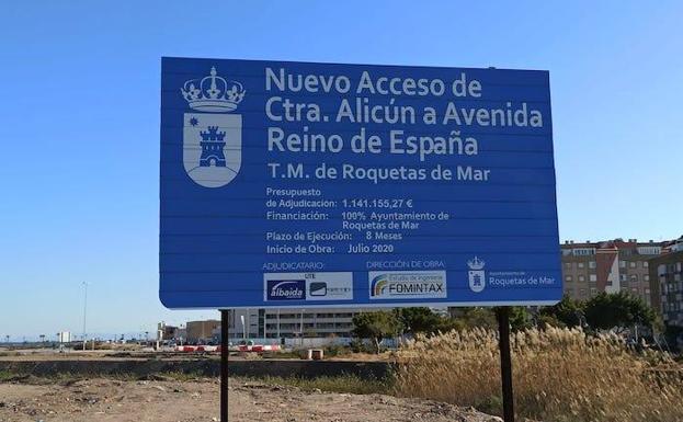 El PSOE pide explicaciones por la «chapuza» del enlace de la Variante con Las Salinas