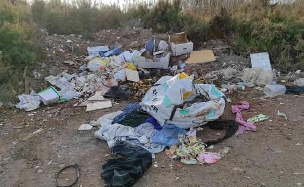 Los vertederos improvisados invaden el humedal de la Ribera de la Algaida