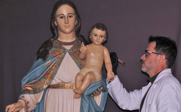 Una restauración necesaria para la Virgendel Rosario