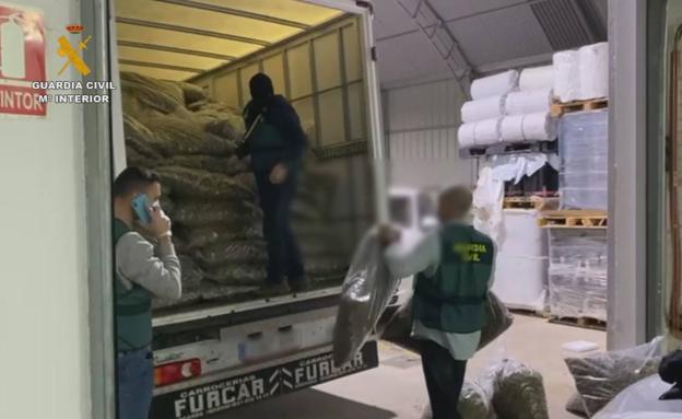 Golpe histórico en La Mojonera: tanta marihuana como la aprehendida en los últimos diez años
