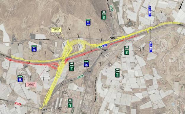 Aprobados los proyectos de remodelación del enlace 429 de la A7 en El Parador