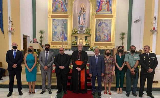 El cardenal Carlos Amigo presidió la Exaltación Mariana en honor a la Virgen del Rosario