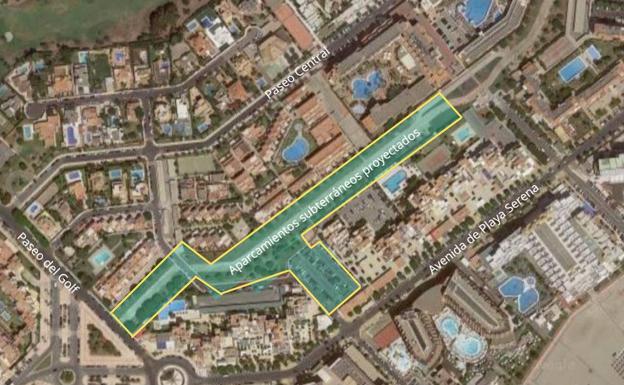 Amat proyecta un parking subterráneo de 620 plazas en Playa Serena