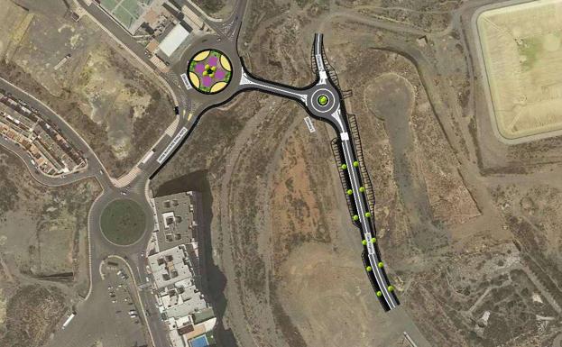 La UTE Tejera-Mezfal hará el acceso a la A7 en Aguadulce por la calle Galán