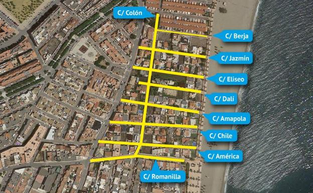 Cortes de calles en La Romanilla por obras de asfaltado hasta el 11 de marzo