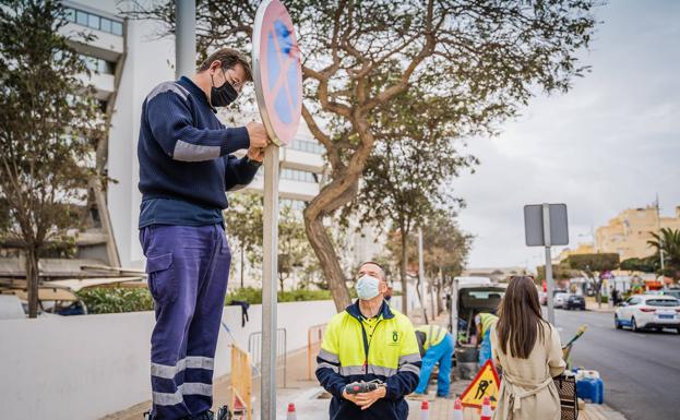 La Urbanización se adecenta para la llegada de turistas en  Semana Santa