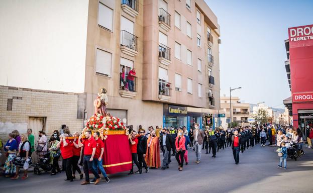 San Marcos regresa a las calles de Roquetas tras dos años sin procesión por la covid-19