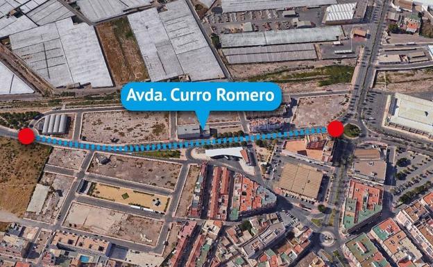 Cierre de tráfico y suspensión del apeadero por el asfaltado de la avenida Curro Romero