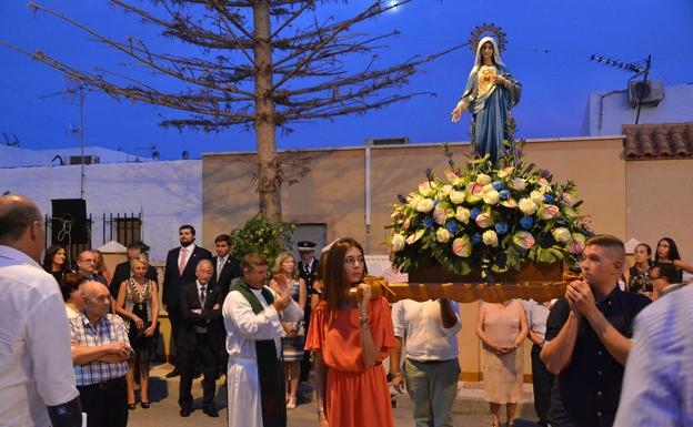 El barrio de Las Losas se prepara para celebrar sus fiestas en honor al Corazón de María