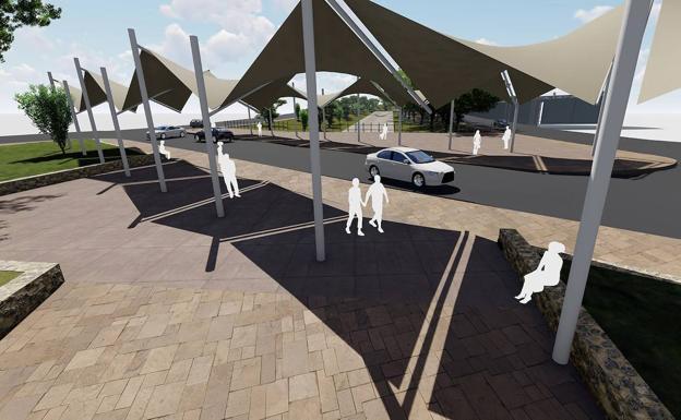 Amat defiende el proyecto de la Rambla de San Antonio, que se hará sin perder «ni un árbol»