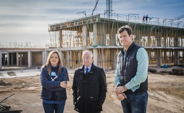El PP celebra el avance de las obras del futuro hospital de Roquetas, que están ya al 40% de ejecución