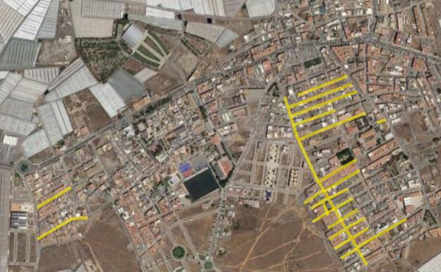 La Mojonera prepara un ambicioso plan de asfaltado que cubrirá buena parte del centro