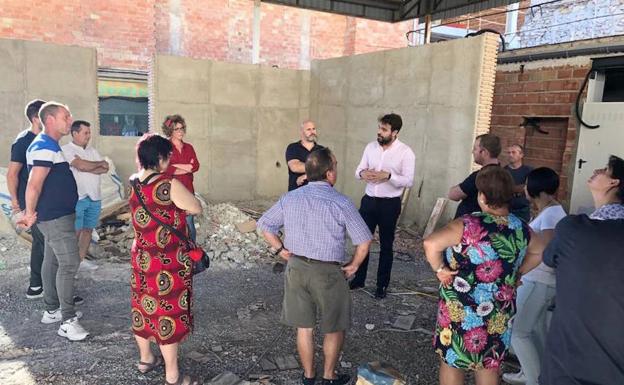 Las obras del Mercado de Abastos de Bedmar continúan «al ritmo previsto» a su 50% de ejecución