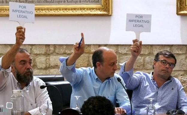 Ruiz del Moral e Higueras votan a favor de su 'anulación' como concejales «por imperativo legal»