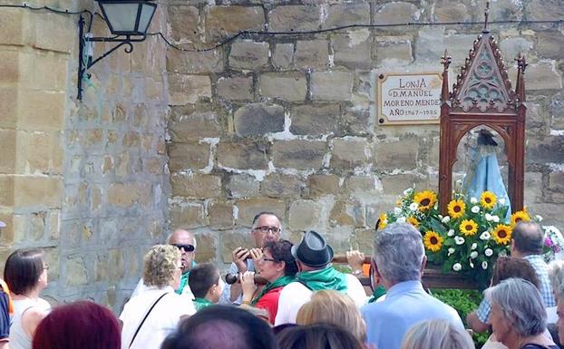 Traslado de la Virgen de Guadalupe a su santuario del Gavellar