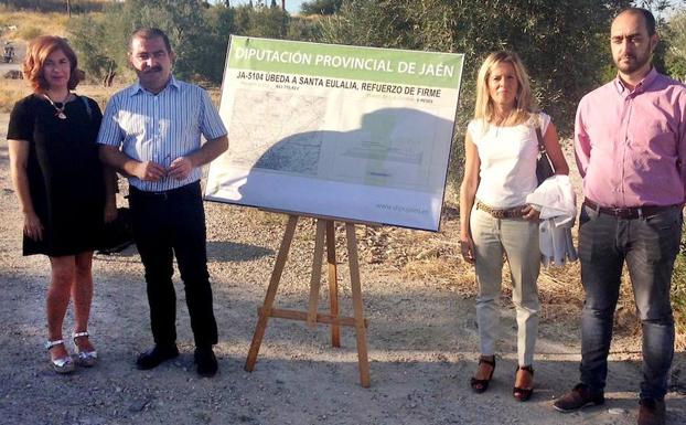 Más de 650.000 euros para adecuar la carretera que une Úbeda y Santa Eulalia
