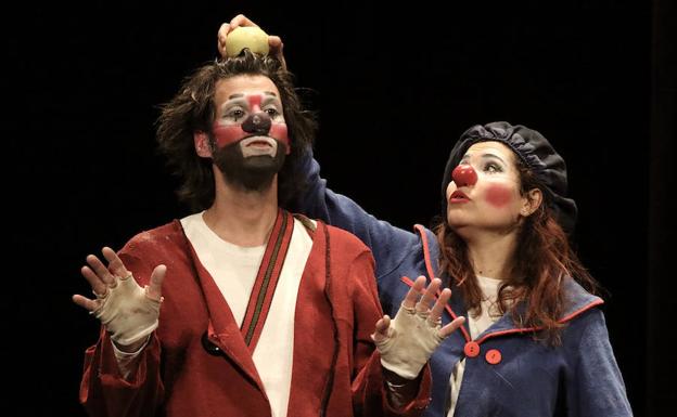 Payasos de estilo clásico en la recta final del Festival de Clown y Circo de Úbeda