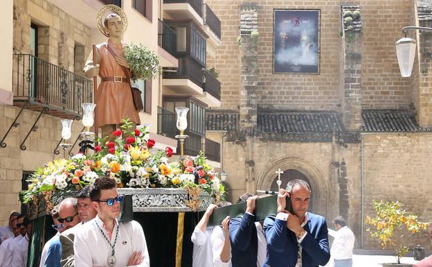 Procesión de San Isidro por las calles de Úbeda con motivo de su festividad
