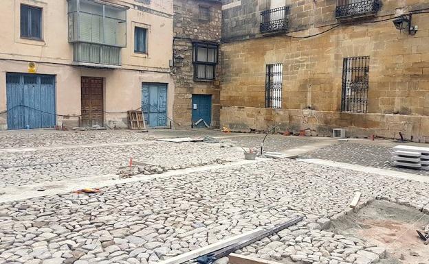 Buen ritmo en las obras de la plaza de Santa Clara