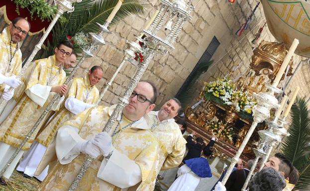 La procesión del Corpus Christi recorrió las calles del casco histórico ubetense