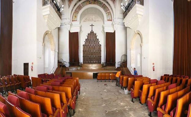 En tres meses el auditorio del Hospital de Santiago estará como nuevo
