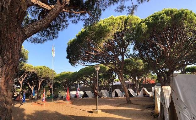 Finalizaron los tradicionales campamentos en la playa gaditana de La Barrosa