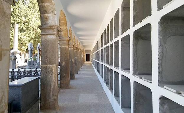 Concluyó la rehabilitación en la galería este del primer patio del cementerio