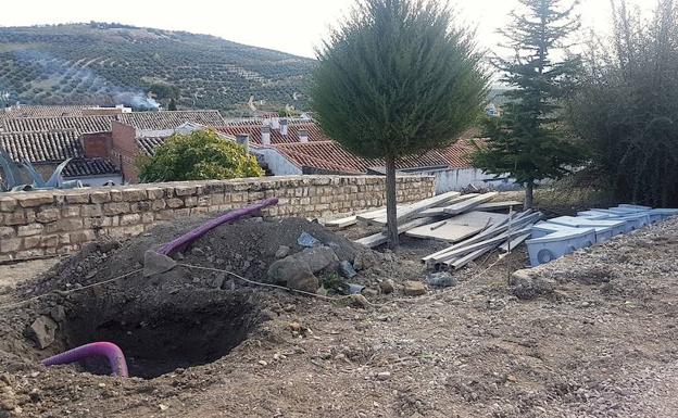 Obras de remodelación en el entorno del parque del Carmen