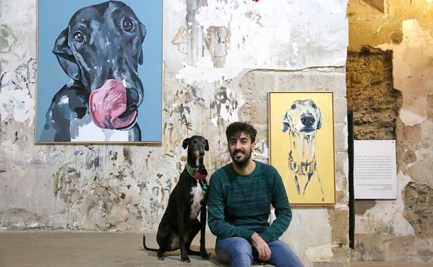 Pedro Líndez y José Antonio García Amezcua, unidos por la belleza del galgo