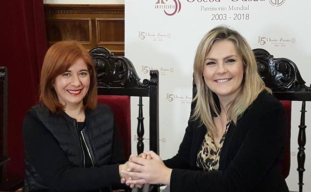 Úbeda y Baeza firman el convenio que permitirá desarrollar la Estrategia de Desarrollo Urbano Sostenible e Integrado