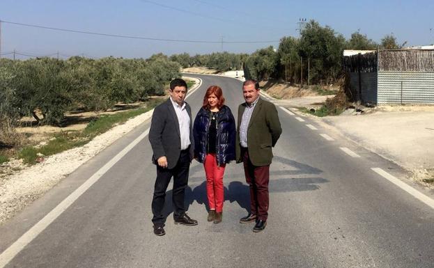 Inaugurada tras su adecuación la carretera que une Úbeda con Santa Eulalia