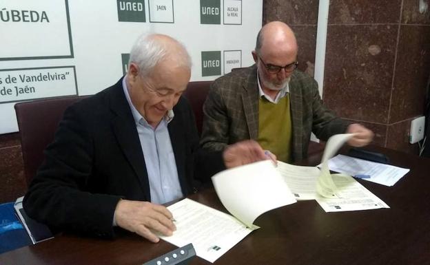 Convenios de colaboración de la UNED con Malión y Peor para el Sol